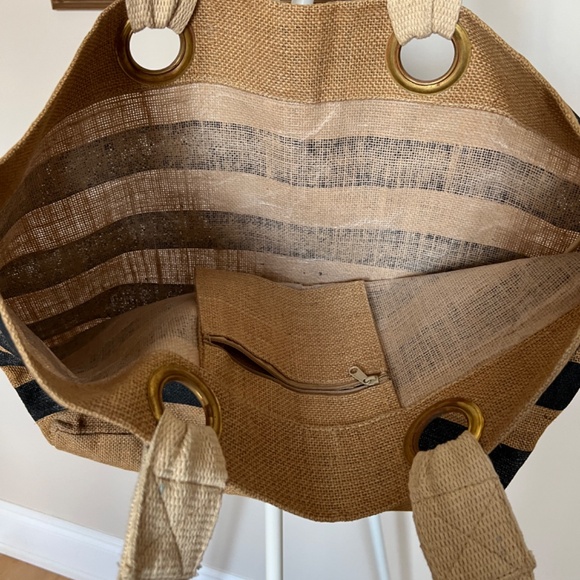 Jute Tote Bag - Picture 2 of 2